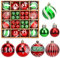 Christmas Ornaments - 44 Pcs Bauble Balls: 12Pcs 6cm & 32Pcs 3cm Balls for Tree Decoration