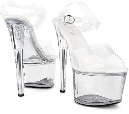 EZILITA Tn-091 Damen Plateau Sandalen white44