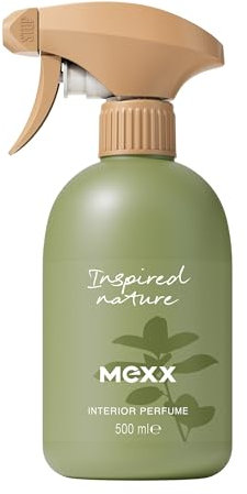 MEXX Inspired Nature Spray per Ambienti, Fragranza Aromatica, Rilassante, Energizzante, 95% Ingredienti di Origine Naturale, Formula Vegana, 500ml (16.9oz)