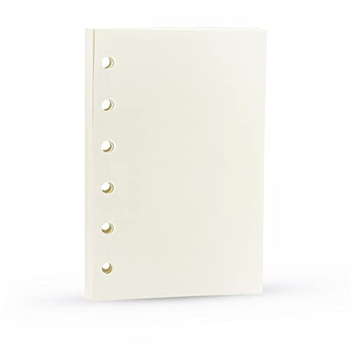 A7 Planner Inserts, Binder Refills for 6 Ring Spiral Notebook, Mini Blank Paper,6 Holes,for Portable planner, 45sheets/90 pages, 4.84 x 3.23'', Harphia