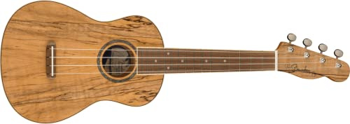 Fender Zuma Exotic Concert Ukulele, Spalted Maple & Walnut Fingerboard | Exotic spalted maple body, walnut fingerboard, rich warm tone, ideal for beginners & players, gig-ready concert ukulele