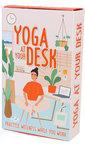 Yoga at Your Desk | Desk Yoga | Wellness Card Pack | Chair Yoga