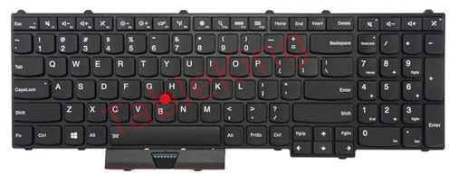 Teclado de repuesto con retroiluminación para Lenovo Thinkpad P50 P70 (inglés de EE. UU., retroiluminado)