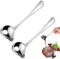 Cucharón de Salsa Acero Inoxidable, 2pcs Cucharón de Sopa con Boquilla, Cucharón de Salsa, Cuchara para Rociar Salsa, Mango Largo Cucharón Cocina para Salsas, para ensaladas, sopas, guisos, etc