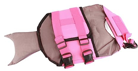 RASTKY Justerbar Flytväst för Hund - Flytväst för Husdjur Simning och Båtliv - Bekväm polyester och Pärlbomullskonstruktion Ljusa Färger Enkel Synlighet Funktioner HandleQuick (#11)
