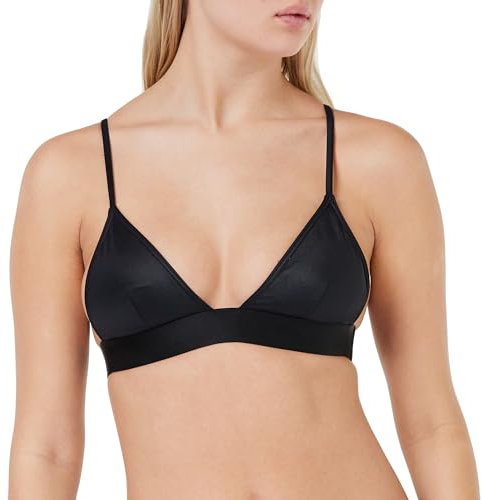 Calvin Klein Damen Triangel Bikini Oberteil Triangle-Rp ohne Bügel, Schwarz (Pvh Black), L