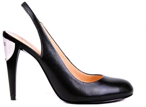 GUESS Escarpins à talons hauts pour femme, Noir , 36 EU Schmal