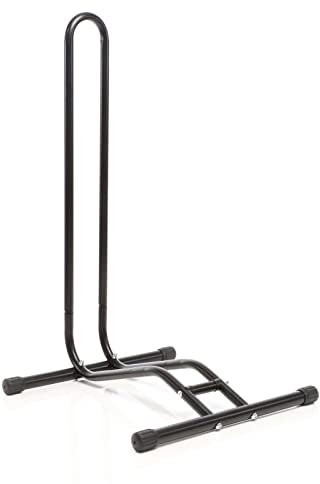 Toboli Mobiler Fahrradständer für EIN Fahrrad bis 60mm Reifenbreite Montageständer Bodenständer für Reparatur, Montage usw.