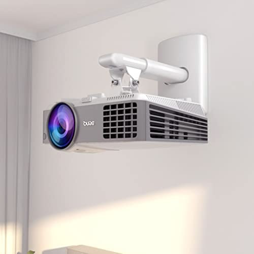 LNNW Support Mural avec télescopique, Angle d'inclinaison de 30 degrés, Support de projecteur Extensible for la Maison, Le Bureau pour Cinéma Maison, Caméra de Sécurité, Conférence (Color : A, Size