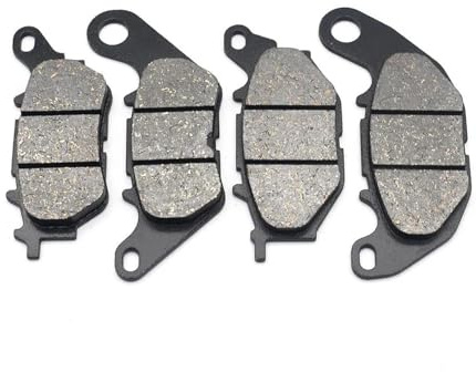 Pastillas freno motocicleta Pastillas Freno Delanteras Traseras Para Y&amaha X-MAX 125 X-Max 250 2018-2022 X-Max 300 X-Max 125 X-Max 300 ABS Para Tech Max 2019-2022(Delantero y trasero)