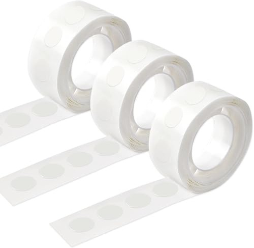 UPINS Glue Points Dots, 300Pcs Balloon Glue Adhesive Dots Double Sided Removable Glue Tape Dots for Balloons Crafts Decoration, 10 mm
