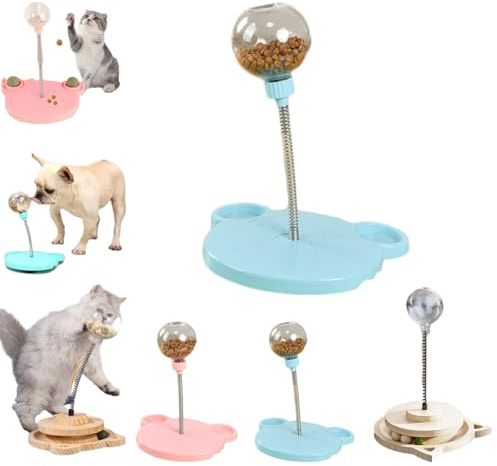 ARCHWANG Wigelerande hundgodisleksak, foderboll för hundar, intelligent leksak för hundar, foderboll för hundar, godisboll för hundar, främjar hälsosamma matvanor och mental stimulering