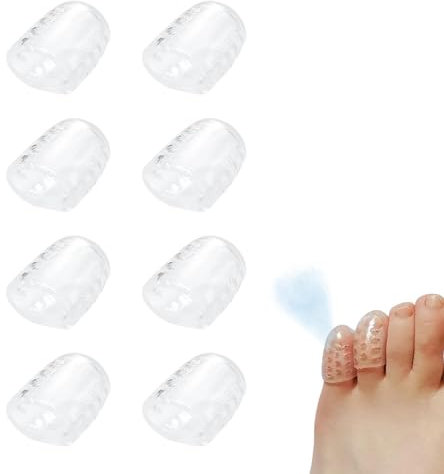Protezione Alluce - Protect Nail Toes | Protezione Dita Piedi Silicone | Traspirante Cappucci Copri Dita In Gel | Copri Piedi Traspiranti | Proteggitore dita Arto Inferiore Silicone Per Uomo E Donna