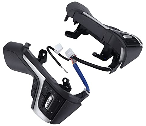 CFTGIW Grey Steering Wheel Switch Multifunction Control Button Car Adaptations Replacement for LAND CRUISER 2016‑2020 Matching Quality 2016‑2020 Steering Button Is