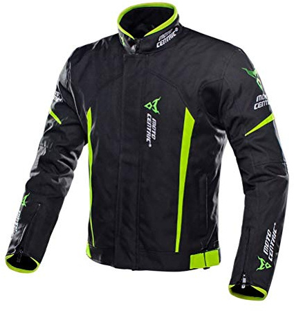 Veste de Moto Sport avec Protections Homologuées CE, Autocollant Réfléchissant, Blouson Gilet Thermique Imperméable Respirant pour Racing Tous Les Temps