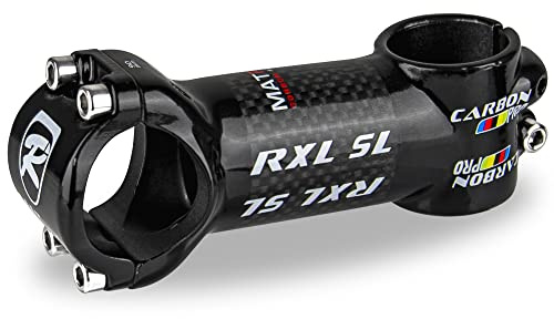 Potencia MTB 60mm, Vástago Manillar, Potencia Bicicleta Carretera 31.8, 3K Negro Ligero Corta Potencia Bicicleta Montaña 6 Grados for BTT BMX E-Bike DH Enduro Fixie XC