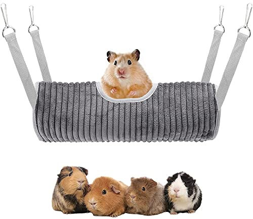 Kleintier Hängematte, Frettchen Hängematte, Hamster Hängetunnel, Meerschweinchen Tunnel, Kuscheltunnel, Haustier Tunnel Röhren, Für Eichhörnchen, Meerschweinchen, Ratte, Der Schlafend Spielt
