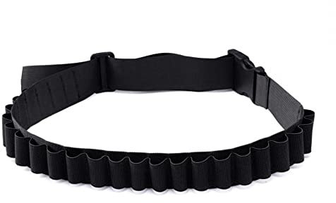 DONGKER Patronengürtel, 1 Stuck 27 Loch Klopfer Gürtel, Nylon Schnaps Shell Gürtel, 130cm Längen, Patronengurt für 12GA-Schrotpatrone