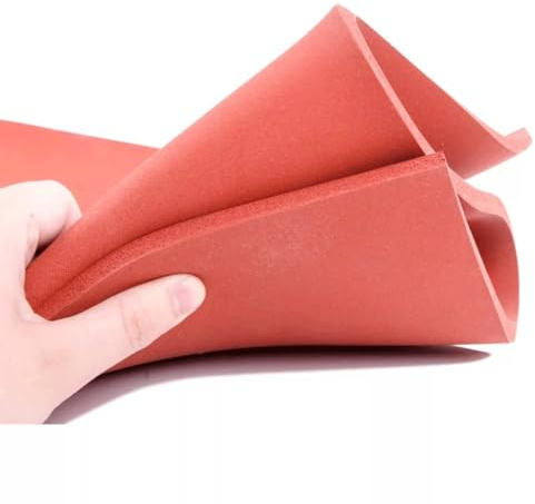 AYTOSH Heat Resistant Silicone Sponge Sheet Heat Conductive Silica Gel Filler Rubber Plate Foam Rubber Board, for Home Improvement Sheet Texture (Size : 400x400x5mm)