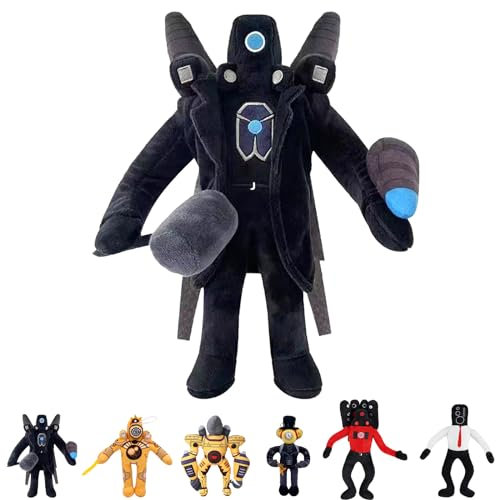 YOUYIKE Sk-ibidi Toy Plüschtier, Sk-ibidi Toy Titan Camera Man, Sk-ibidi Toy Figuren, Anime Game Sk-ibidi Toy Toy 30CM, Plüschtier Kuscheltier für Kinder, Erwachsene und Spielefans