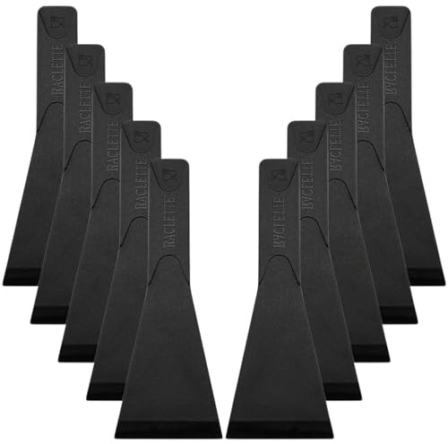Culinavog 10 Piezas Espátula para Raclettes,Espátula de Queso de Nailon,Rascador Raclettes Resistente al Calor,Espátula para Sarténes Antiadherente, Utensilios Cocina para Sartenes, Parrillas,Hornear