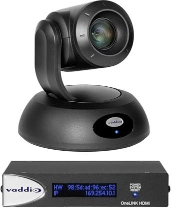 Vaddio RoboSHOT 30 HDBT OneLINK Bridge video conferencing system 2.38 MP Ethernet LAN - video conferencing systems (2.38 MP, Full HD, CMOS, 1/2.8 inch, 2.14 MP, 30x)