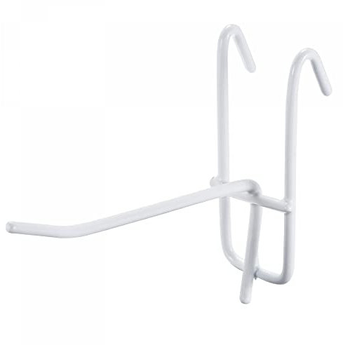 sourcing map Grid Wall Display Hooks Store Garage Storage Wall Organizers 4 Inch White, Pack of 10