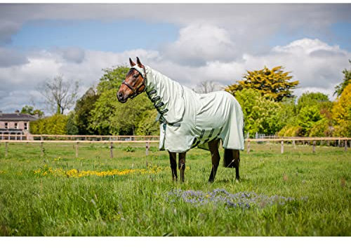Horseware Rambo Hoody Green/sage Ekzemerdecke Fliegendecke (140)
