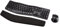 Amazon Basics Ensemble clavier et souris ergonomique sans fil - disposition FR - noir