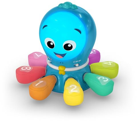 Baby Einstein Ocean Explorers Go Opus Go 4-in-1 Krabbeln & Fangen Aktivitäten Lernspielzeug, Musik und Lichter, Alter 3 Monate bis 5 Jahre