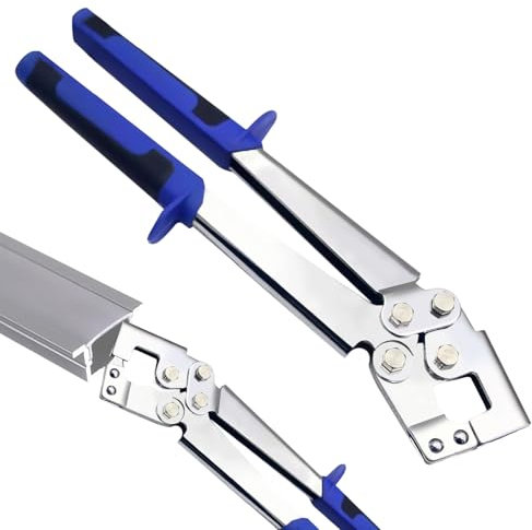 Crimpzange für Stahlbolzen Trockenbau Zange: HOMURY Quetschzange Krimperzange Handkiel Metall Stanzschloss Trockenbau Werkzeug Verbundzange Leichte Stahlkiel Feste Lochzange für Dekoration Decke