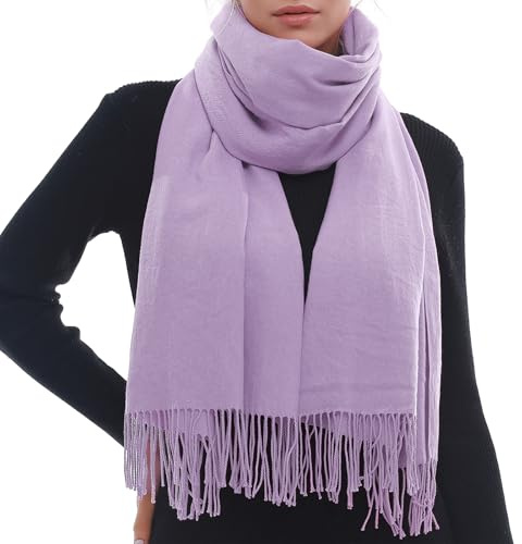RIIQIICHY Winter Women Scarf Ladies Warm Pashmina Shawl Wraps for Wedding