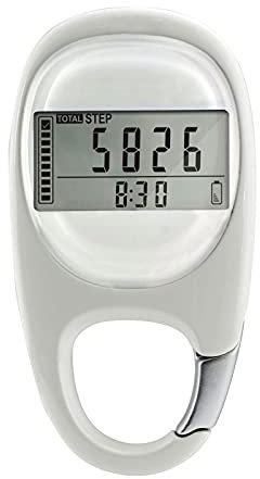 Sanfoelek Multi-functional Step Counter Portable Pedometer Fitness for Steps/Walking Distance/Calories Fitness for Man Woman