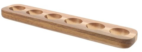 GALPADA boîte de stockage d'oeufs transporteur stockage d'oeufs pour Ménage corbeille congelateur refrigerateur plateau à œufs pour porte-oeufs pour la maison Acacia