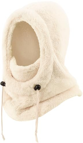 DRESHOW Cagoule Polaire Femme Homme Cagoule Balaclava Thermique d’Hiver Unisexe Thermique Respirant Multifonction Masque de Ski Coupe-Vent Couvre-Visage pour Temps Froid