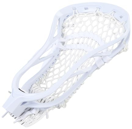 Chrees Cabeza de Lacrosse Ensartada Reemplazo de la Cabeza del Palo de Lacrosse de Nailon para Estrategias Defensivas Ofensivas de Competencia con Diseño Duradero de Alta Resisten (Blanco)