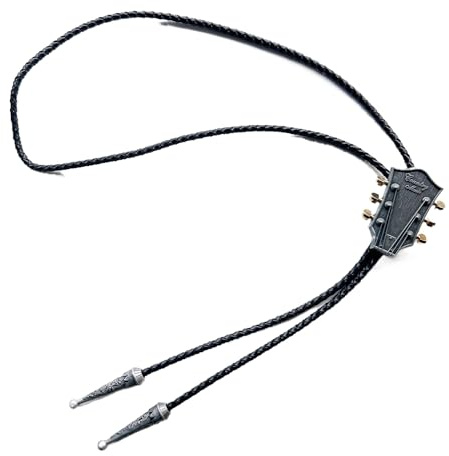 JEAN'S FRIEND Vintage Original Western Country Music Guitar Bolo Tie Cravatta