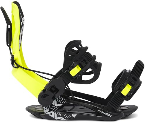 RAVEN Snowboard Bindung Fastec FT360 oder Multientry FTM450, FTM500, GT Alu (FTM450 Multientry Lime, L(41-44))