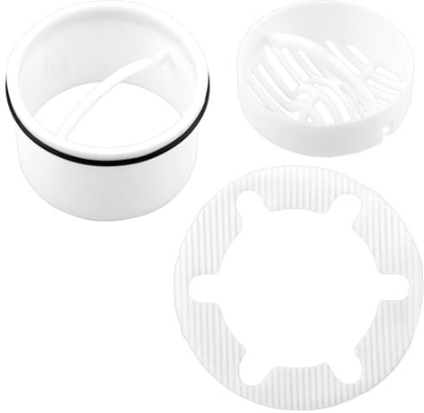 3 PCS Filtre à Cheveux Douche Tube Plongeur pour Douche Set，6960, 6963, 6961, 6962 Tube Plongeur De Remplacement Filtre à Cheveux Douche Filtre à Tamis Siphon De Douche
