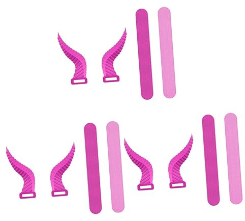 NUOBESTY Devil Horns Headphone Attachments Cute Silicone Decorations for Gaming Headsets Easy to Install for Gamers Parties Night Glow