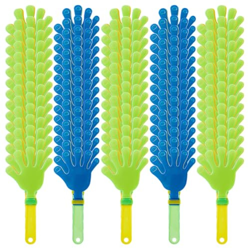 DICOSMETIC 90Pcs Hand Clapper Bulk Plastic Clappers Noisemakers 19cm(7.5In) Party Favors Noise Makers for Birthday Parties New Year's Eve Carnivals Festivals Concerts Entertainment Activities