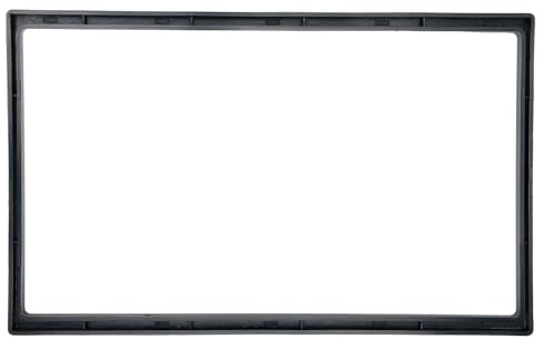 Whychstore Bilstereoradiopanel, 2 DIN ABS-plastram för 7 tum stor skärmljud, svart instrumentpanel installationskit