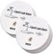 WER Water Leak Alarm Sensor, Battery Operated Leak Alert, 90dB Water Detector for Basements, Bathrooms, Laundry Rooms, Kitchens, Garages and All Office Areas (Shipped Without Battery, 2 Pack)