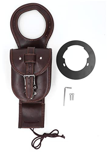 Shanrya Sacoche de RéServoir de Moto Sacoche de RéServoir en Cuir PU ImperméAble pour Le Stockage de Petits Objets