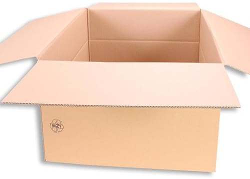 5 Stück Faltkarton 800 x 600 x 400 (200) mm