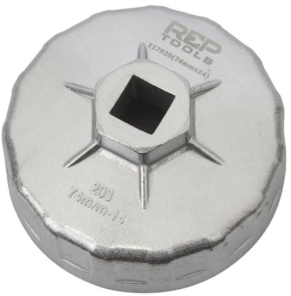 Ölfilterschlüssel Ölfilterkappe 74mm x 14kant passend für Mercedes VW Renault Opel BMW Audi