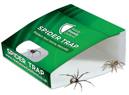 Spider & Insect Traps (Pack of 30) - Effective Spider Catcher, Indoor Insect Trap, Traps for Home Use, Reliable Catchers for the Home, Pest Control Solutions