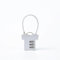 Codeschloss Drei Aluminiumlegierung Multifunktionscode Vorhängeschloss Schlafsaal Schublade Codeschloss 1St(WHITE)