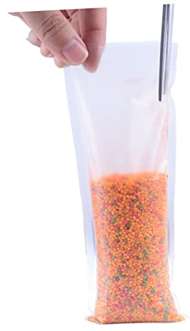 VICASKY 50pcs PVA Water Soluble Mesh Bag for Carp Fishing Lure Bag Carp Method Feeder
