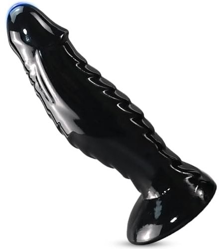 BDSMLOVE Monstre Gode Pour Femme Homme Couple, Ventouse Gode Godemiché Masturbation Sex Dildo Plug Anal, Butt Plug Jouet sexuel pour adultes (M)